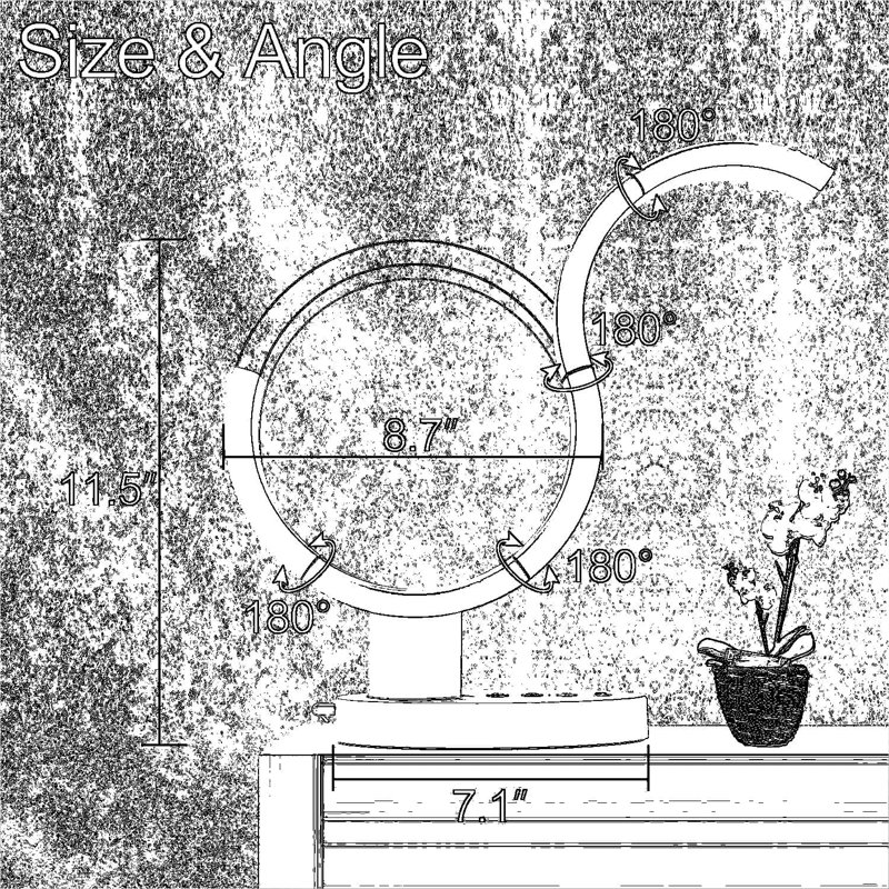 Lampe de table à DEL avec télécommande Epabina