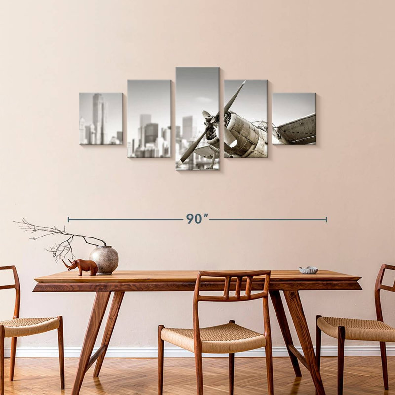 Rustic Airplane, 36" H x 80" W