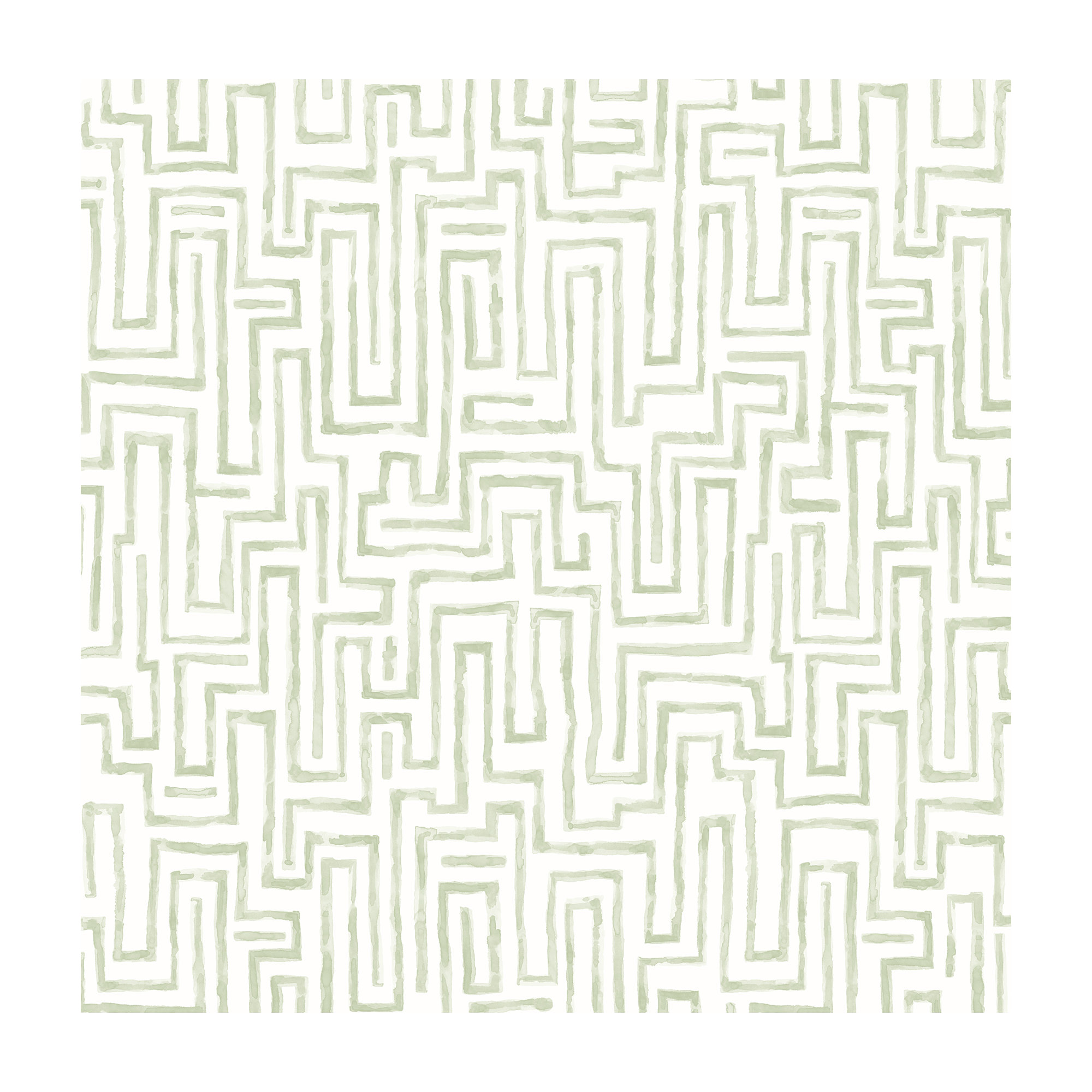 Delaney 33' L x 20.5" W Wallpaper Roll, Sage