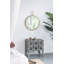 Miroir mural 26 "x 32" avec cadre en métal