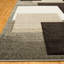 Tapis géométrique vert / beige-17430003