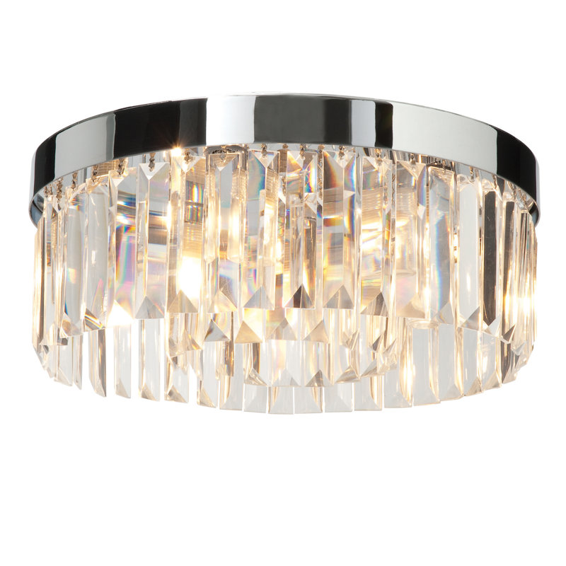 Shadow Glass Flush Mount