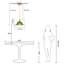 Luminaire suspendu simple 1 lumière-118099180