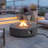 Langport Concrete Propane Fire Pit Table-1272951543