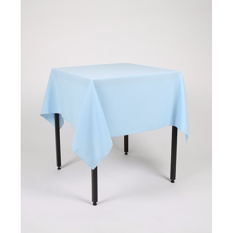 Blondine Tablecloth, 91cm W x 91cm L, Baby Blue