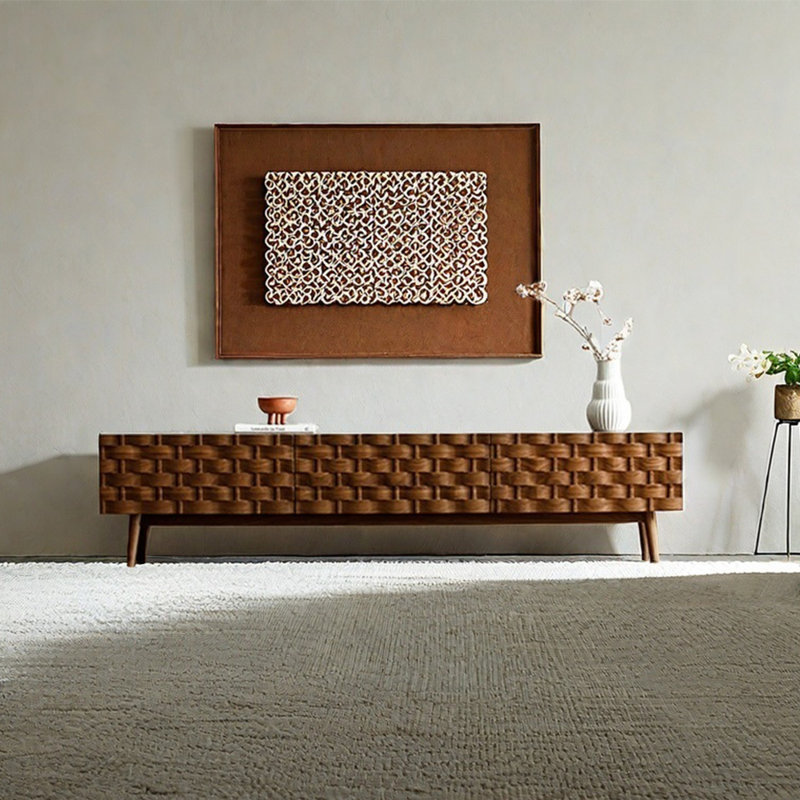 Light luxury fashion TV cabinet, 78.74"