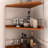 French style retro corner bookcase-1821304249