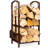 Abhik 17'' W Metal Log Rack-109467776