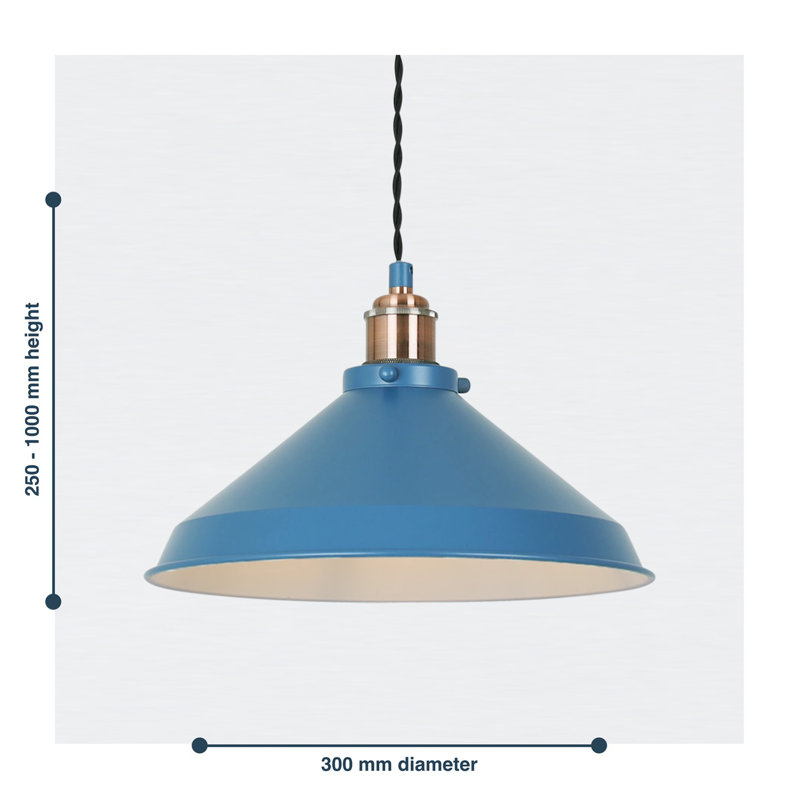 Grian 1 - Light Single Pendant, Mirage Blue, Mirage Blue