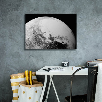 Epic Graffiti 'Pluto From Nasas New Horizons' by NASA Canvas Wall Art, 26" x 18"