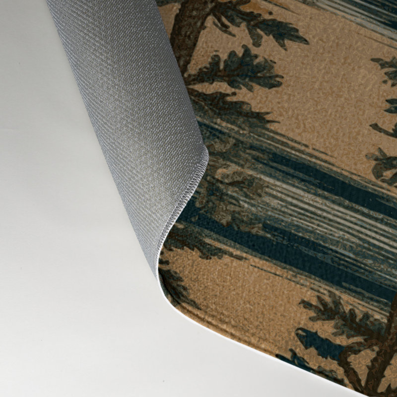 Tapis d'intérieur et d'extérieur brun Nature, Rectangulaire 3 pi x 5 pi