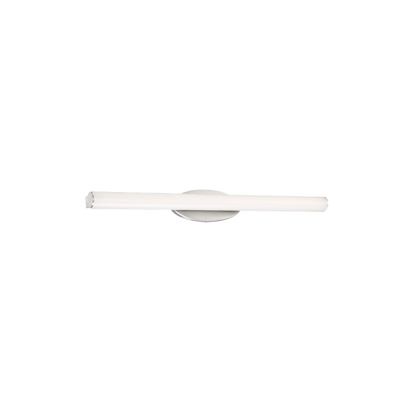 Mini Loft Dimmable LED Bath Bar, 4.5" H x 18" W x 3" D, Brushed Nickel