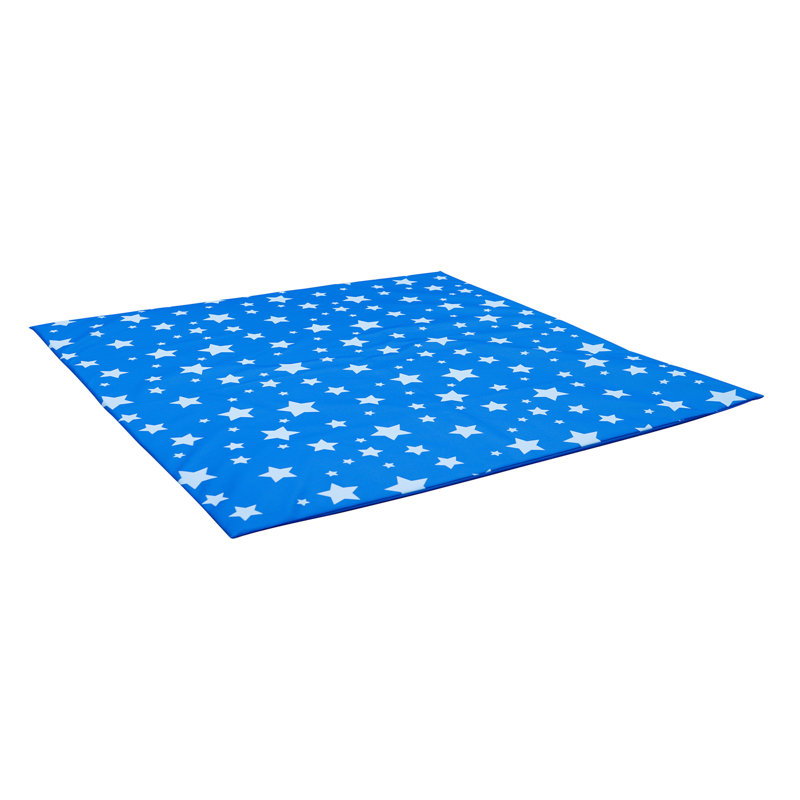 Starry Night Activity Mat, Light Green / Light Blue / Light Brown