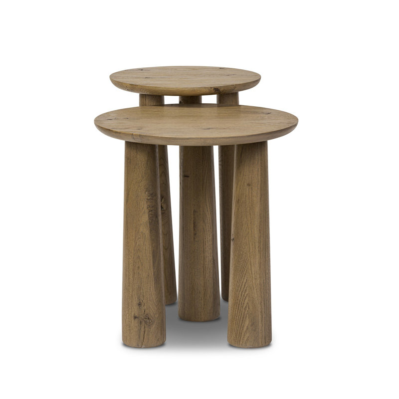 Cooper Solid Wood Nesting End Table