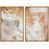 Toile avec cadre flottant brun