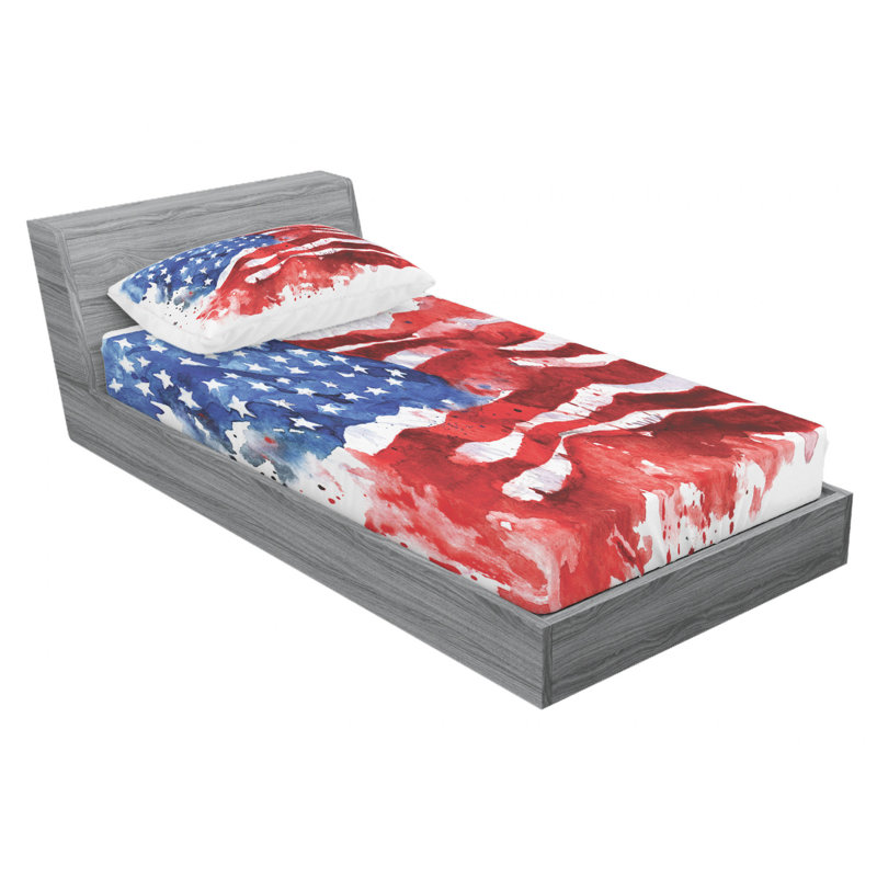 Microfiber Sheet Set, Twin Sheet Set with Fitted Sheet