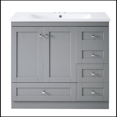 Ensemble de meuble-lavabo simple avec plateau 17,90 Samip