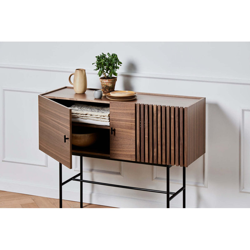 Array Sideboard (120 Cm), Black/Walnut