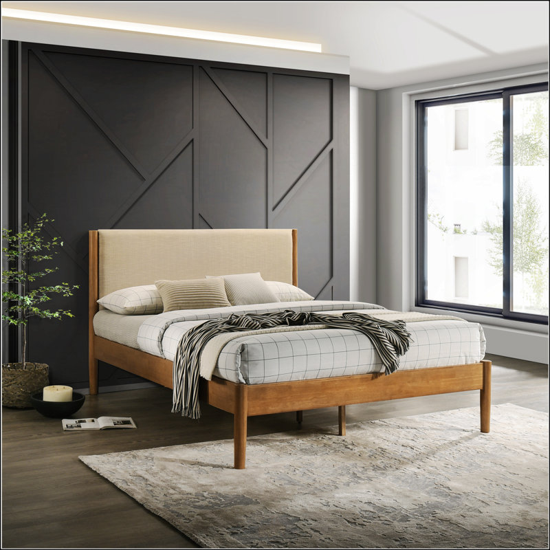 Rubberwood Platform Bed