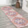 Ville Ornate Medallion Machine-Washable Terracotta/Navy Rug