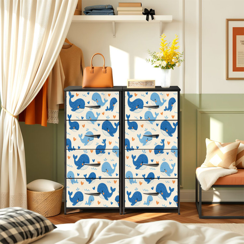 Commode de rangement verticale 4 tiroirs