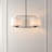 6 - Light Dimmable Drum Chandelier