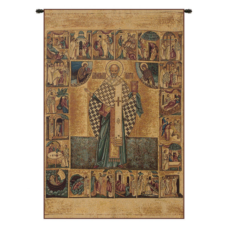 Italian Loom Woven Cotton Blend Wall Hanging