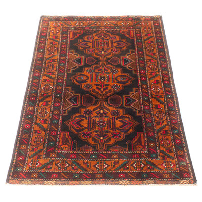 Teimani Brown Rug 3'5" x 6'1"