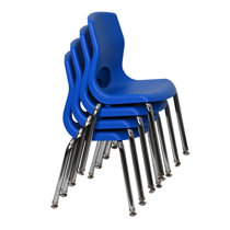 Midtown Foam Classroom Chair, Medium Size - For Elementary to Middle School  Kids - Premium Vinyl - Royal Blue - Bed Bath & Beyond - 37217545