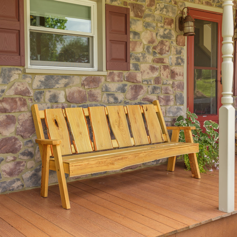 Banc de jardin en bois Lucille Timberland, Naturel