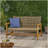 HAMPTON WOOD + WICKER LOVESEAT