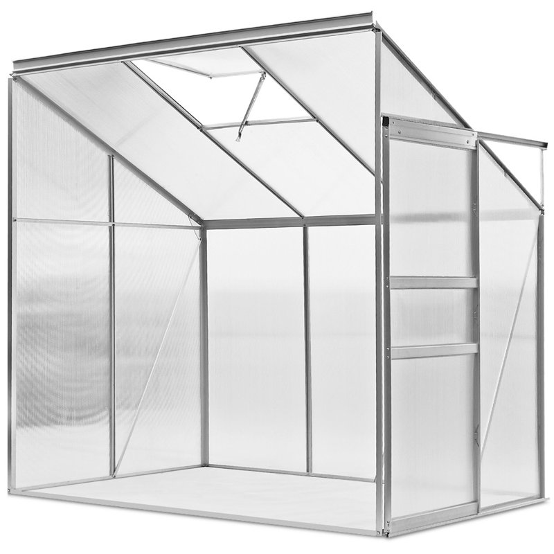 Arya 4 Ft W x 6.2 Ft D Lean-To Greenhouse