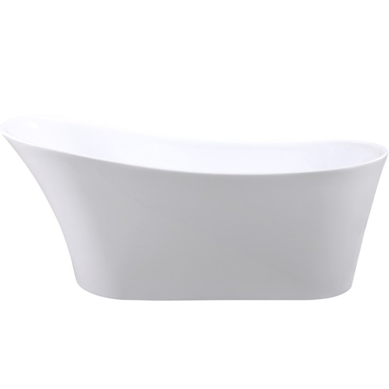 Milan 66.9'' L Freestanding Soaking Bathtub