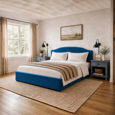 Hydraulic Lift Up Stroage Bed  with Adjustable Headboard
