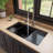 33.86'' L Single Bowl Granite Kitchen Sink-95312598