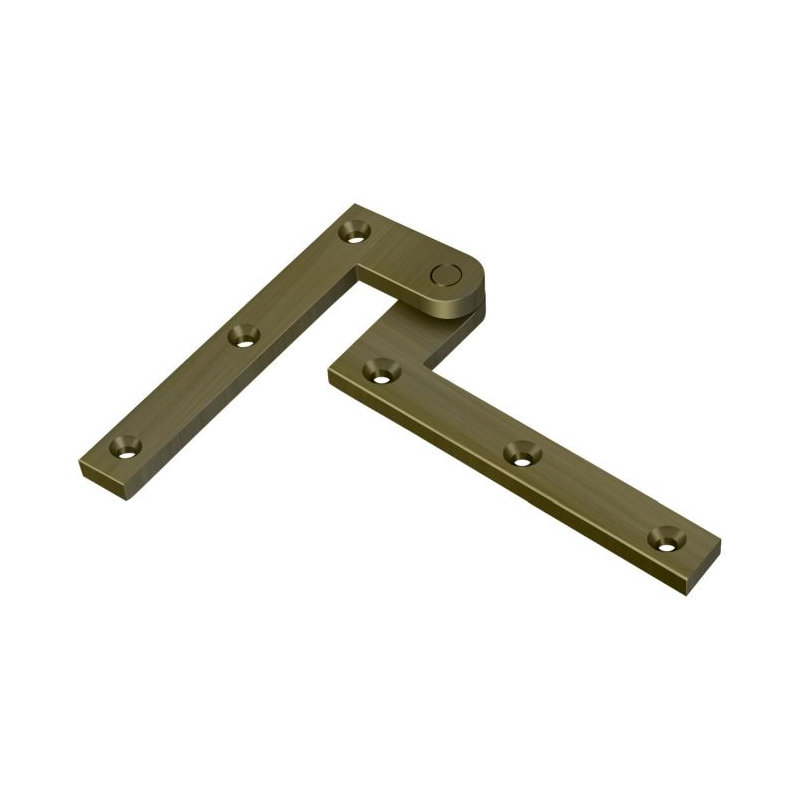99'' x 16'' Butt Bearing Hinge, Antique Brass