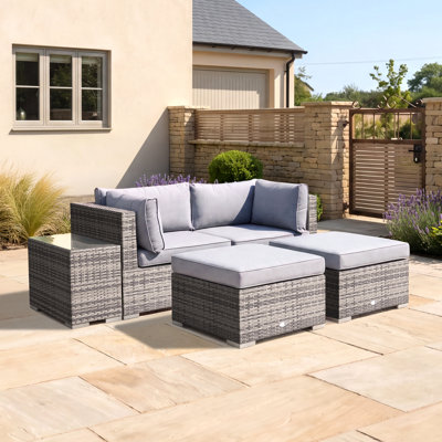 Napoli 4 Seater Rattan Sofa Set