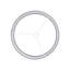 26.5cm H Linen Drum Lamp Shade-18324216