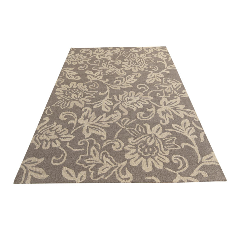 Tapis taupe 5x8