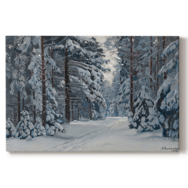 Paysage rétro - DCCLX III, H 19 po x l 28 po x P 1,5 po, Toile tendue