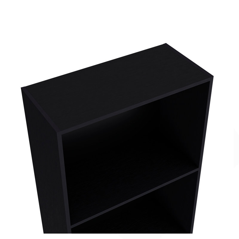 Bibliothèque, bureau, noir, Noir, 3