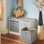 Brunnet Polyester Upholstered Storage Bench