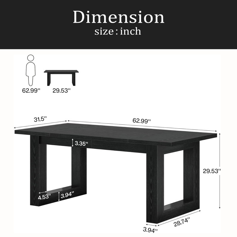 Office Desk,Computer Desk,Executive Desk, Black