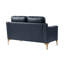 Turner 55.5" Square Arm Faux Leather Loveseat-97673893