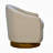 Ashton Upholstered Swivel Chair With Wood Base-102054499