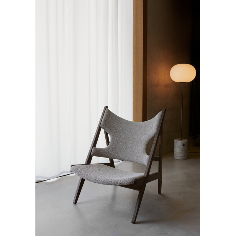 JWDA Floor Lamp, Bronzed Brass/White Carrara Marble