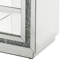 Lisle Mirrored Glass Top End Table
