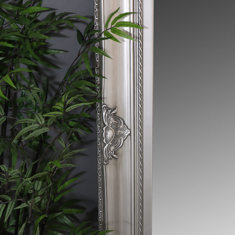 Escalera Wood Flat Wall Mirror