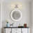 14 In. Cylinder Dimmable Indoor Led Wall Sconces With Glass Shade
