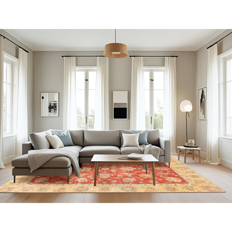 Tapis abstrait moderne 3826, Rectangle 8 pi x 10 pi